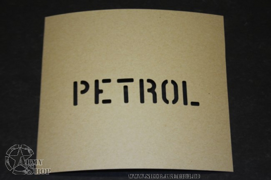 Schriftschablone Petrol 1 Inch