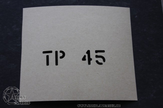 Schriftschablone TP 45 1 Inch