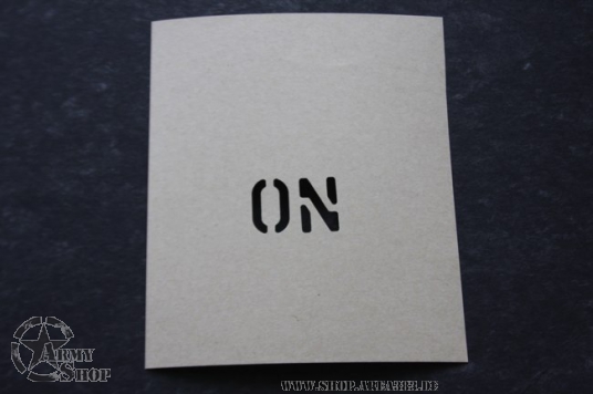 Schriftschablone ON 1 Inch