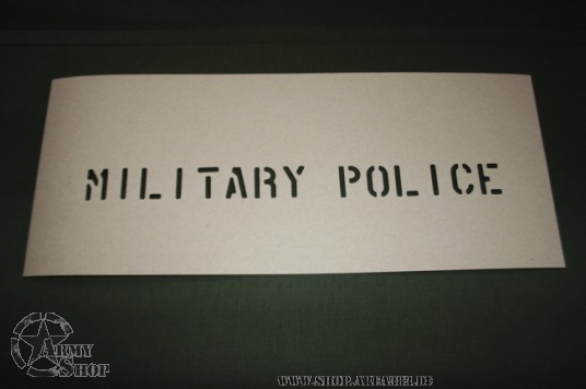 Schriftschablone MILITARY POLICE 1 Inch