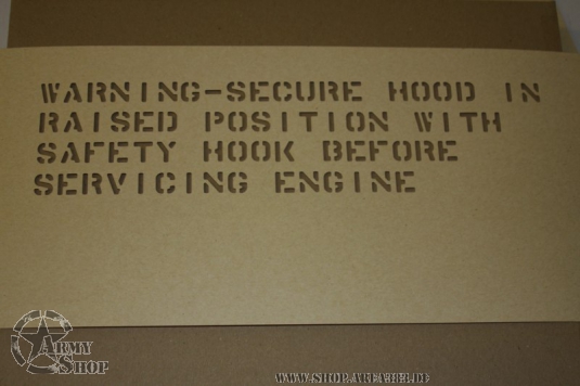 Schriftschablone 1/2 