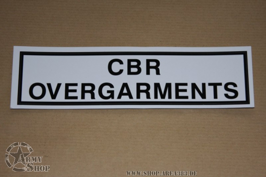 Decal CBR OVERGARMENTS 159 mm x 38 mm