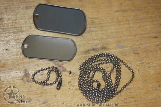 Military Dog Tag Set  stainless steel Personalized Tag