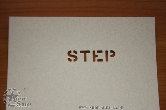 Schriftschablone  STEP 1/2 Zoll