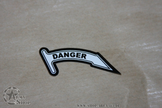 Aufkleber DANGER für Tachometer oder Drehzahlmesser