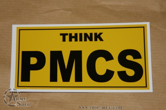 Autocollant US ARMY THINK PMCS