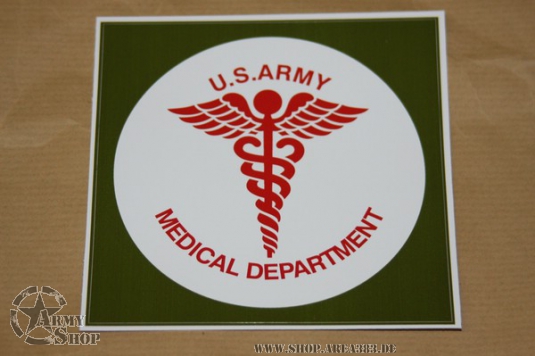 Aufkleber US ARMY Medical Department