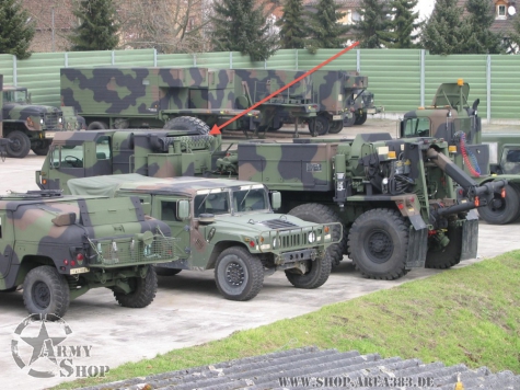 Hitzeschild Auspuff Oshkosh Truck