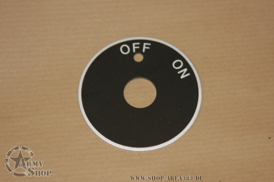 Ignition ON-OFF Data Plate