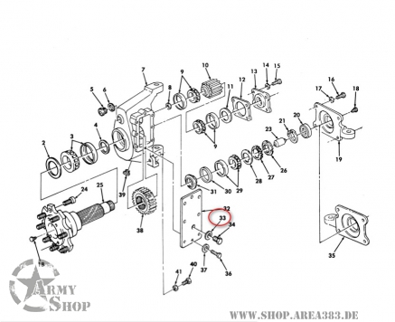 Dichtung Ölschraube Radnabe HMMWV