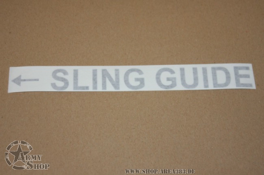Aufkleber SLING GUIDE HMMWV