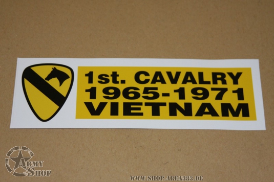 autocollant  Vietnam 1965-1971   / 1 st. Cavalry
