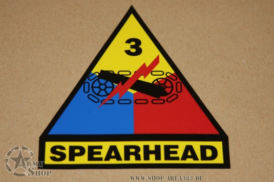 Aufkleber US ARMY Spearhead