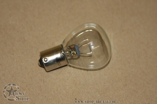 Glühbirne aus Army Beständen 12V 45 W
