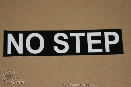 Sticker US Army No Step