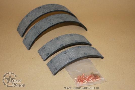 Bremsbeläge mit Nieten Willys MB