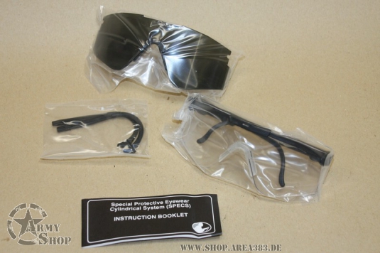 Spectacles Kit,Ballistic And Laser Protective US Army