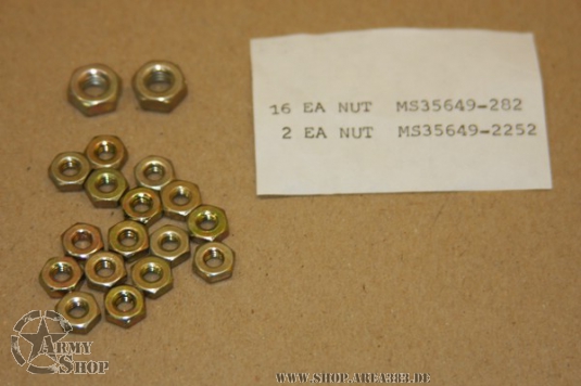 Muttern Zoll aus US Army Beständen