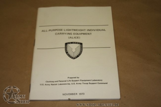 Anleitung für Rucksack (ALICE) US Army