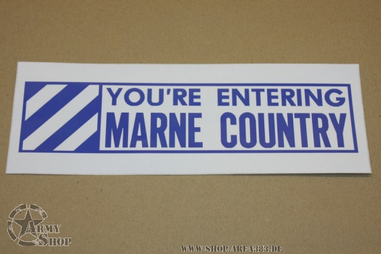 Aufkleber Marne Country Army