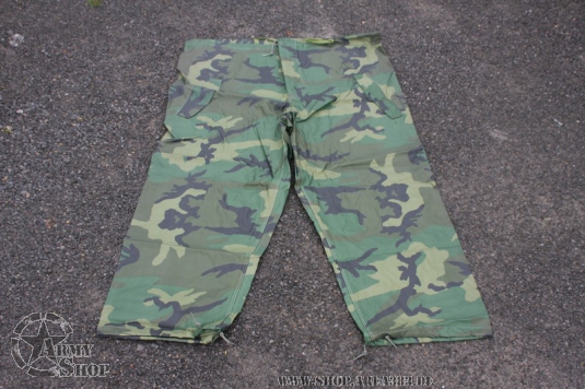 US Army Regenhose Woodland Größe XL