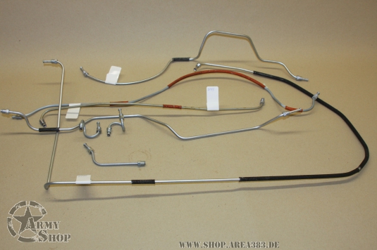 Set Bremsleitungen 8 Stück Willys MB