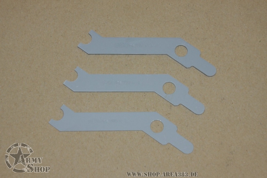 Justierbleche Anlasser Shims Sortiment  3 Stück