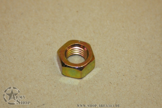 1 Piece   9/16-12 -UNC  Hex nut yellow zinc plated