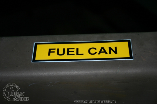 US ARMY Decal Fuel Can