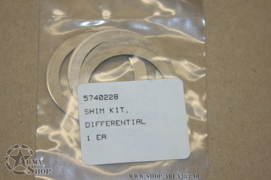 shim set p/n 5740228