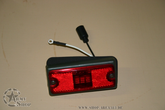 US Army Side Marker Red 24 Volt  LED