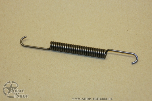 Brake shoe return spring cylinder end