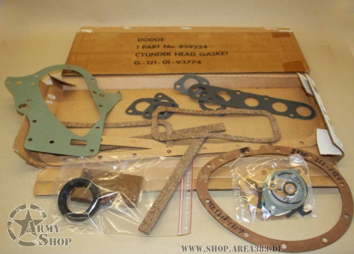 Engine gasket set complete (all gaskets) Dodge WC
