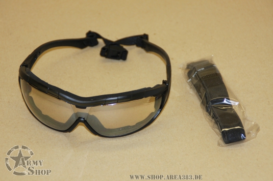 Pyramex V3G Goggles Black Frame with Gray Anti-Fog Lens