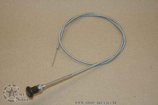 Hand Throttle Cable  (plastic knob)