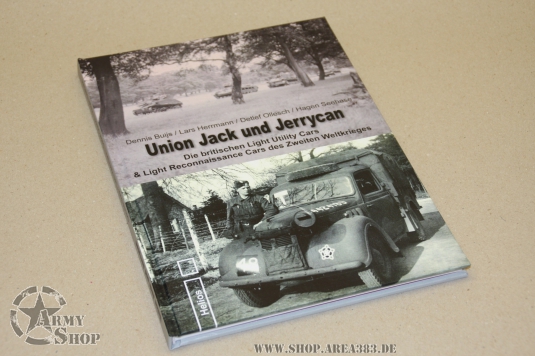 Livre Union jack et jerrycan-les Brit. Light utility Cars