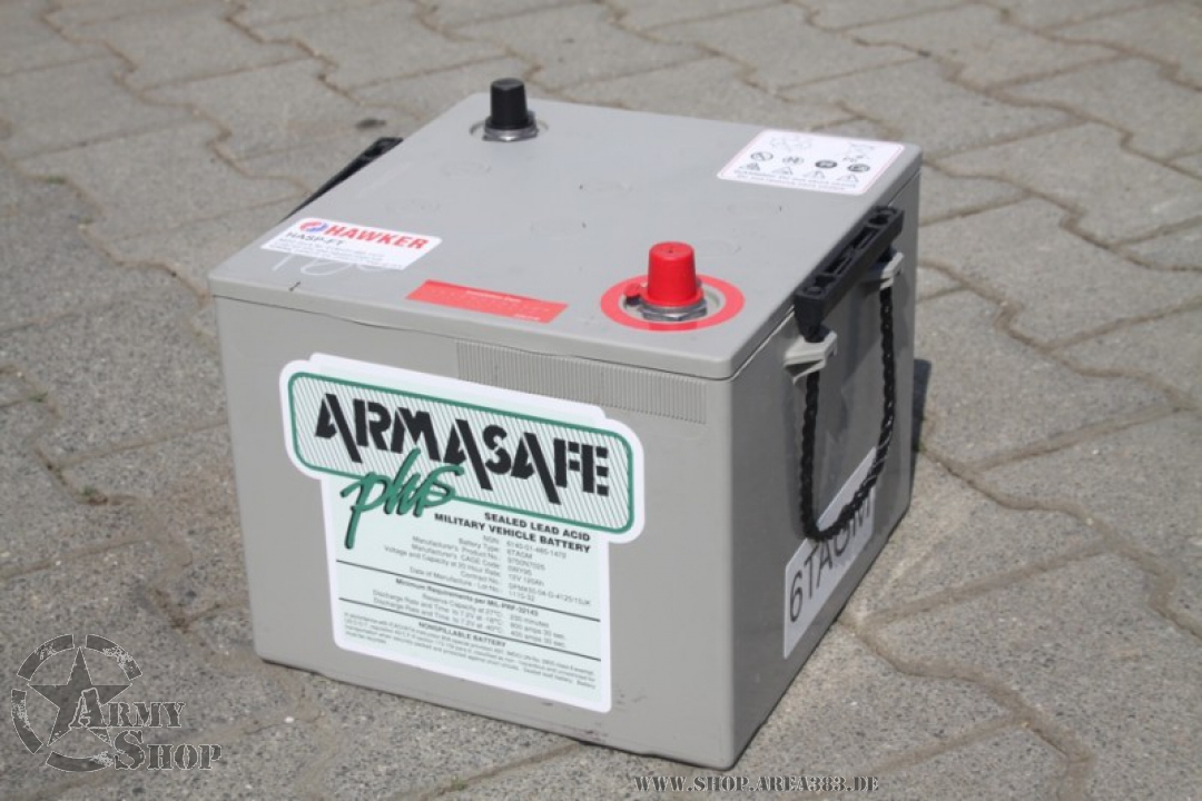 US Army Batterie 12V 120Ah sealed lead acid
