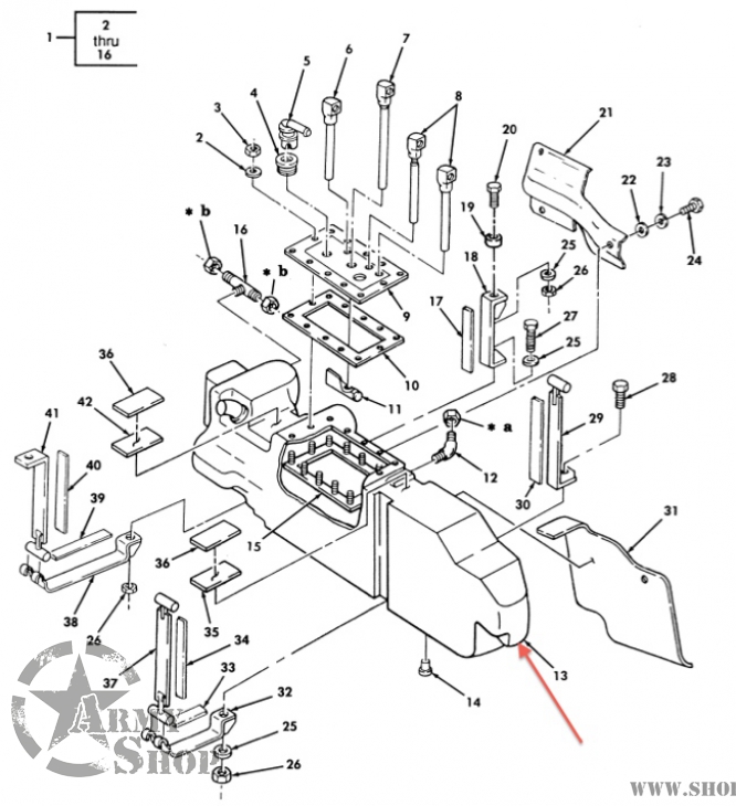 HMMWV / HUMMER H1 Main Fuel Tank