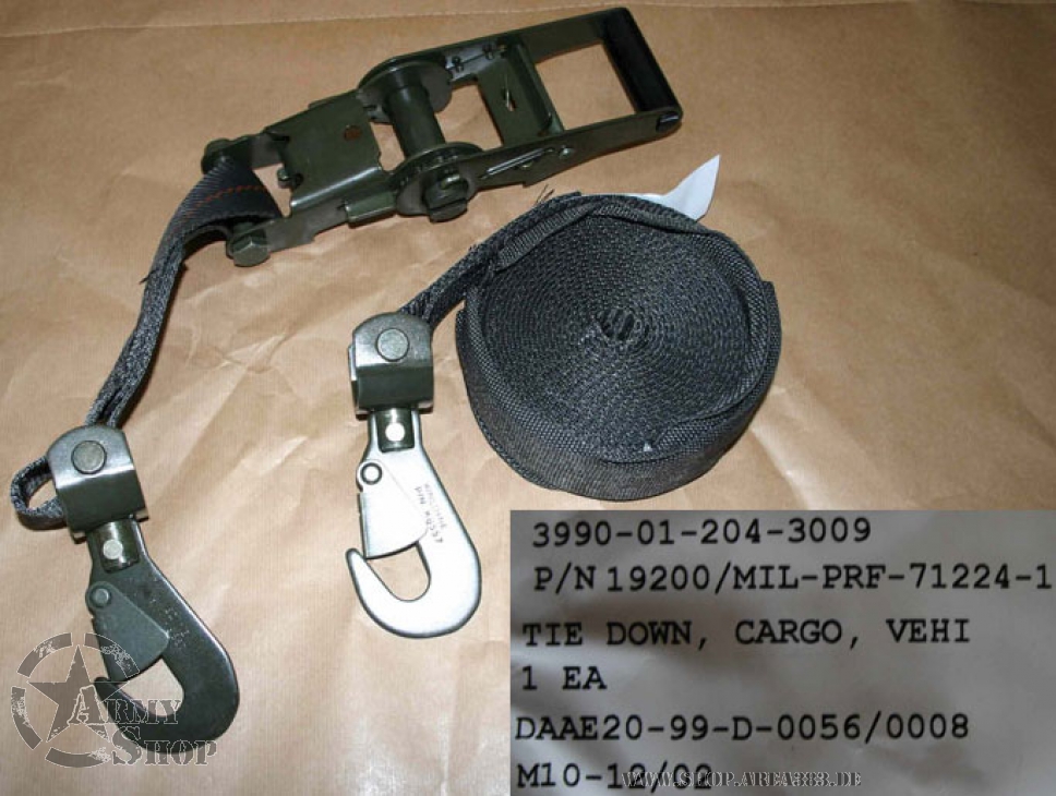 US ARMY Spanngurt Tie Down Cargo