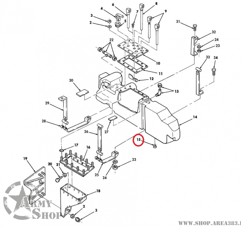 plug Drain Fuel HMMWV