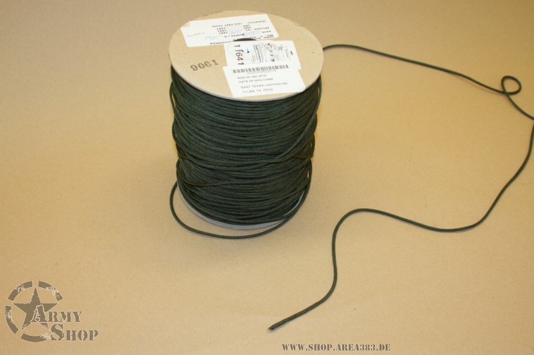 Cord, Fibrous, Nylon, Camo Green