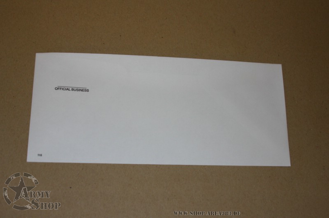 US ARMY Envelope, Mailing OFFICIAL BUSINESS