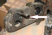 Gehäuse Verteilergetriebe Willys MB ( 31,5 mm Bolzen)