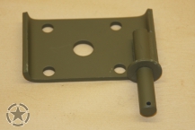 Plate rechts Stoßdämpferplatte hinten Willys MB