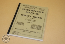 Service Anleitung MANUAL Willys MB Englisch