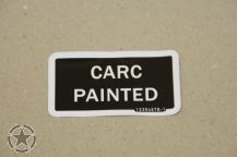 Decal CARC PAINTED  65x39 mm
