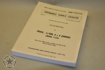 Teile Liste Dodge WC 3/4 ton WC Series 4x4 G502 T214