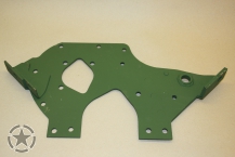 Motorhalteplatte vorne Willys MB Zahnrad Steuerung