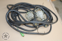 US Army Zeltbeleuchtung 110  V   	LIGHT,EXTENSION