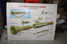 AT4 Field Handling 92 cm x 114 cm  Lehrtafel US Army
